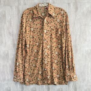 Vintage Hanae Mori for Bergdorf Goodman Men’s Shop Shirt Large Made In Japan 70s